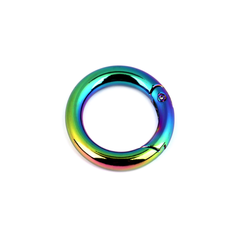 Ring Schnappverschluss 25mm rainbow