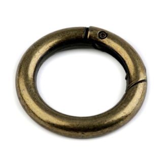 Ring Schnappverschluss 25mm brass