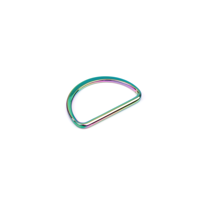 D-Ring 25mm flach rainbow