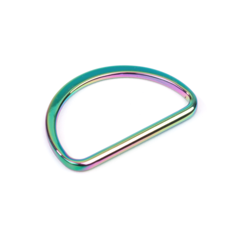 D-Ring 25mm flach rainbow