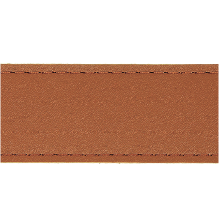 synthetic leather leather strap - 30mm brown