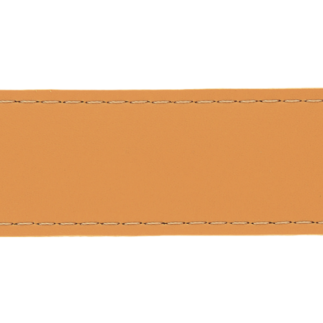Faux leather strap - 30mm mustard