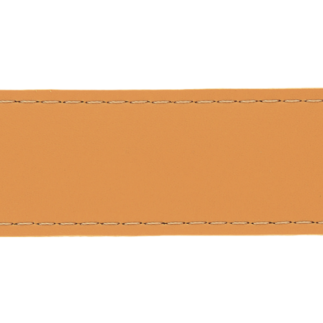 synthetic leather leather strap - 30mm mustard