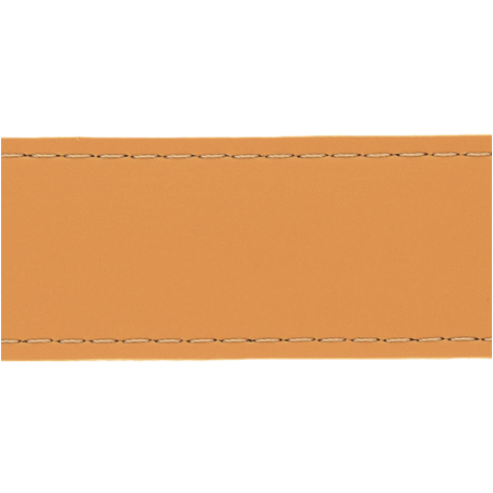 synthetic leather leather strap - 30mm mustard