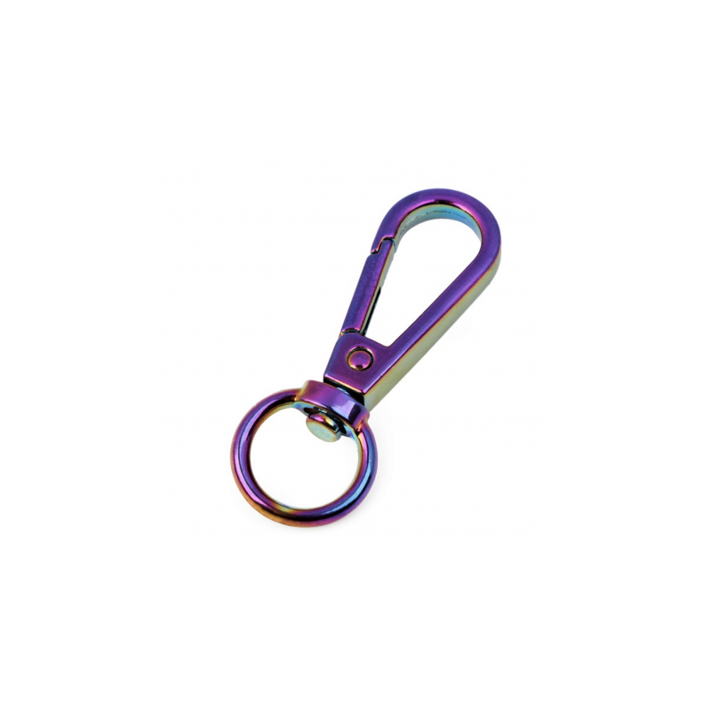 Snap hook 12mm rainbow