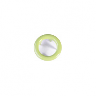 Lot de 20 boutons-pression jersey Ringli vert clair