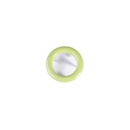 Jersey snap fasteners Ringli set of 20 light green