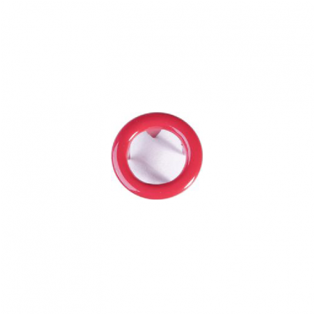 Jersey snap fasteners Ringli set of 20 red