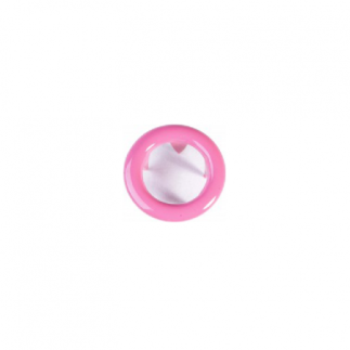 Jersey snap fasteners Ringli set of 20 pink