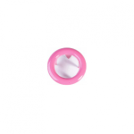 Jersey snap fasteners Ringli set of 20 pink