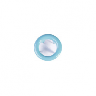 Jersey snap fasteners Ringli set of 20 turquoise