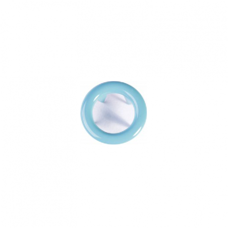Jersey snap fasteners Ringli set of 20 turquoise