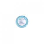 Jersey snap fasteners Ringli set of 20 turquoise