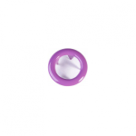 Jersey snap fasteners Ringli set of 20 purple