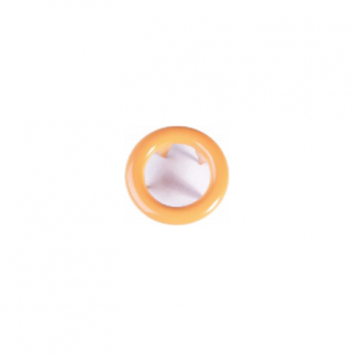 Jersey snap fasteners Ringli set of 20 orange
