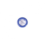 Lot de 20 boutons-pression jersey Ringli bleu