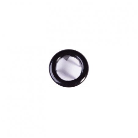 Jersey snap fasteners Ringli set of 20 black