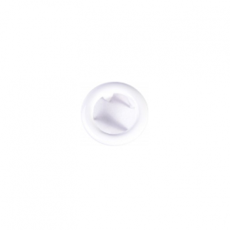 Jersey snap fasteners Ringli set of 20 white