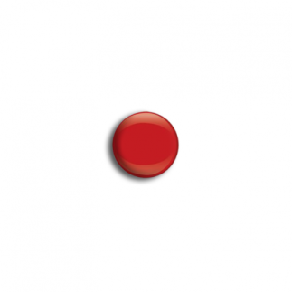 Jersey snap fasteners closed, set of 20, red