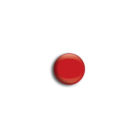 Boutons-pression en jersey fermés, lot de 20, rouge