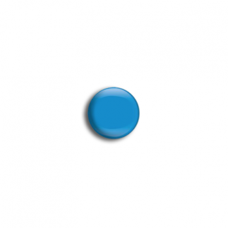 Boutons pression jersey fermés, lot de 20, turquoise