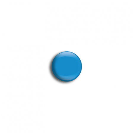 Boutons pression jersey fermés, lot de 20, turquoise