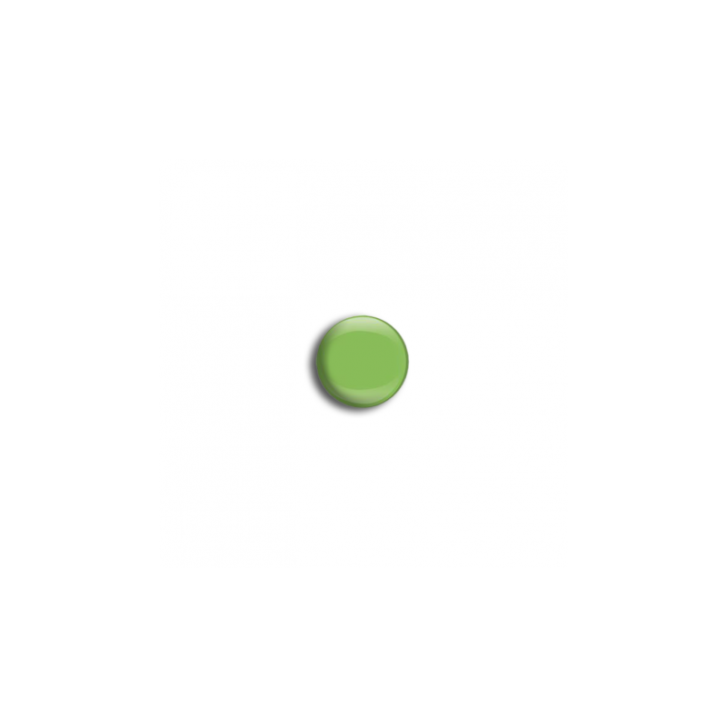 Boutons pression jersey fermés, lot de 20, vert clair