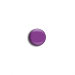 Boutons-pression en jersey fermés, lot de 20, violet