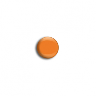 Boutons-pression en jersey fermés, lot de 20, orange