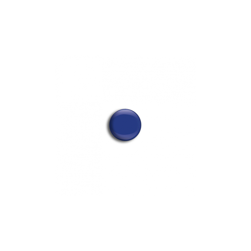 Jersey snap fasteners closed, set of 20, blue