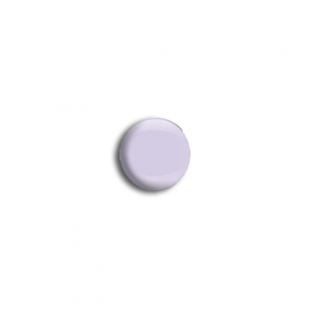 Boutons-pression en jersey fermés, lot de 20, blanc