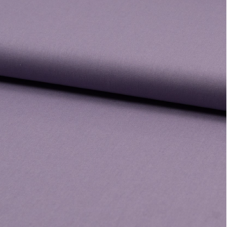 Organic Cotton - solid dusty lilac