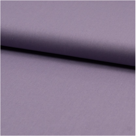 Organic Cotton - solid dusty lilac