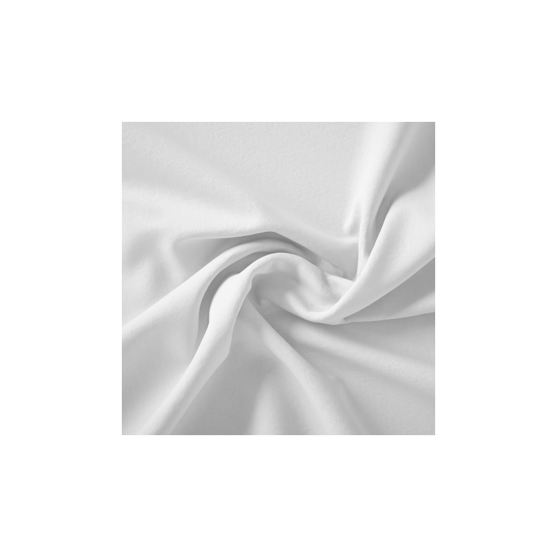 Tissu tissé coton-tencel blanc (antimicrobien)