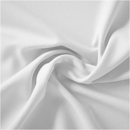 Tissu tissé coton-tencel blanc (antimicrobien)