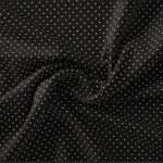 Cotton - dots black / white