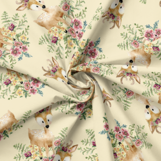 3 Wishes - Forest Friends Flower Deer vanilla