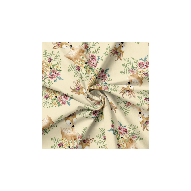 3 Wishes - Forest Friends Flower Deer vanilla