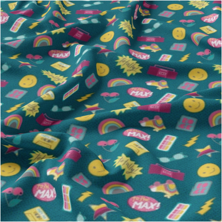 Camelot fabric - Retro Blast emerald