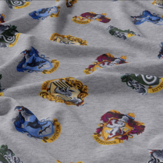 Jersey - Harry Potter crest light grey mottled