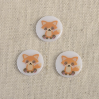 Button - fox white