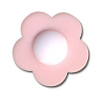 Bouton - fleurs roses