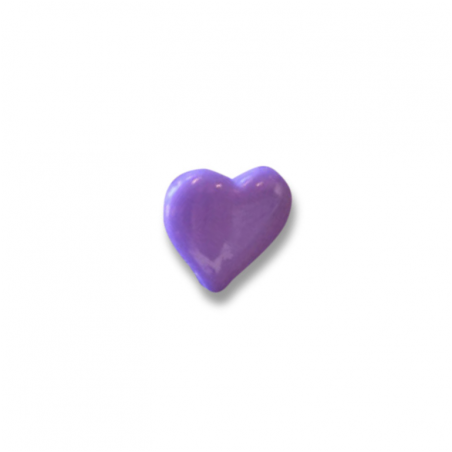 Button - Heart violett