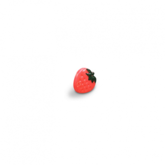 Button - strawberry