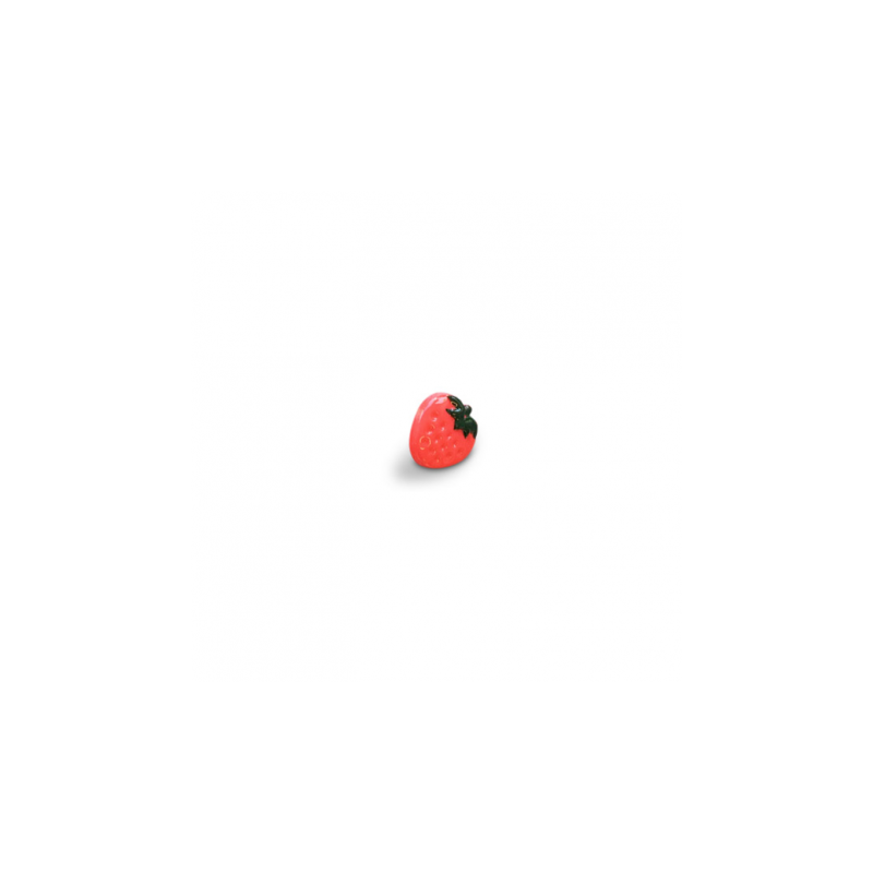 Button - strawberry