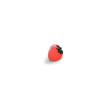 Button - strawberry