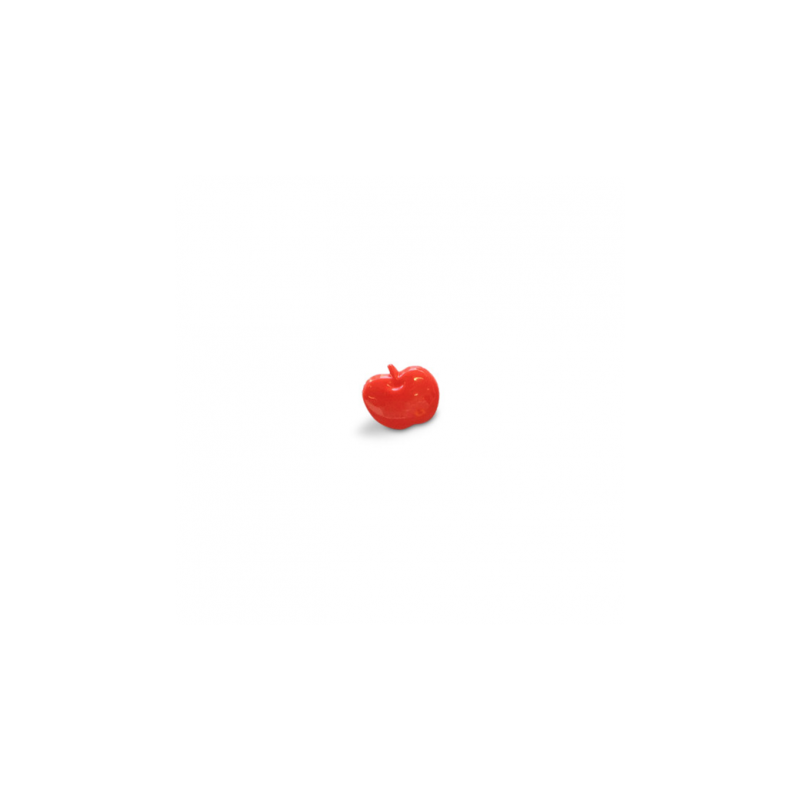 Bouton - Rouge pomme