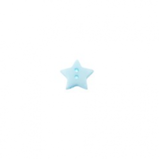 Button star light blue