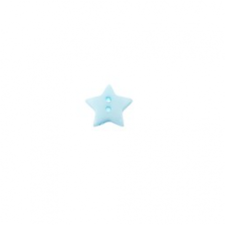 Bouton étoile bleu clair