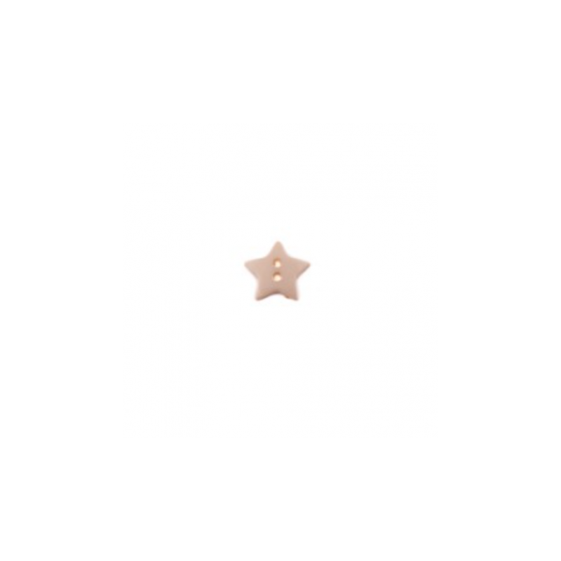 Bouton étoile beige